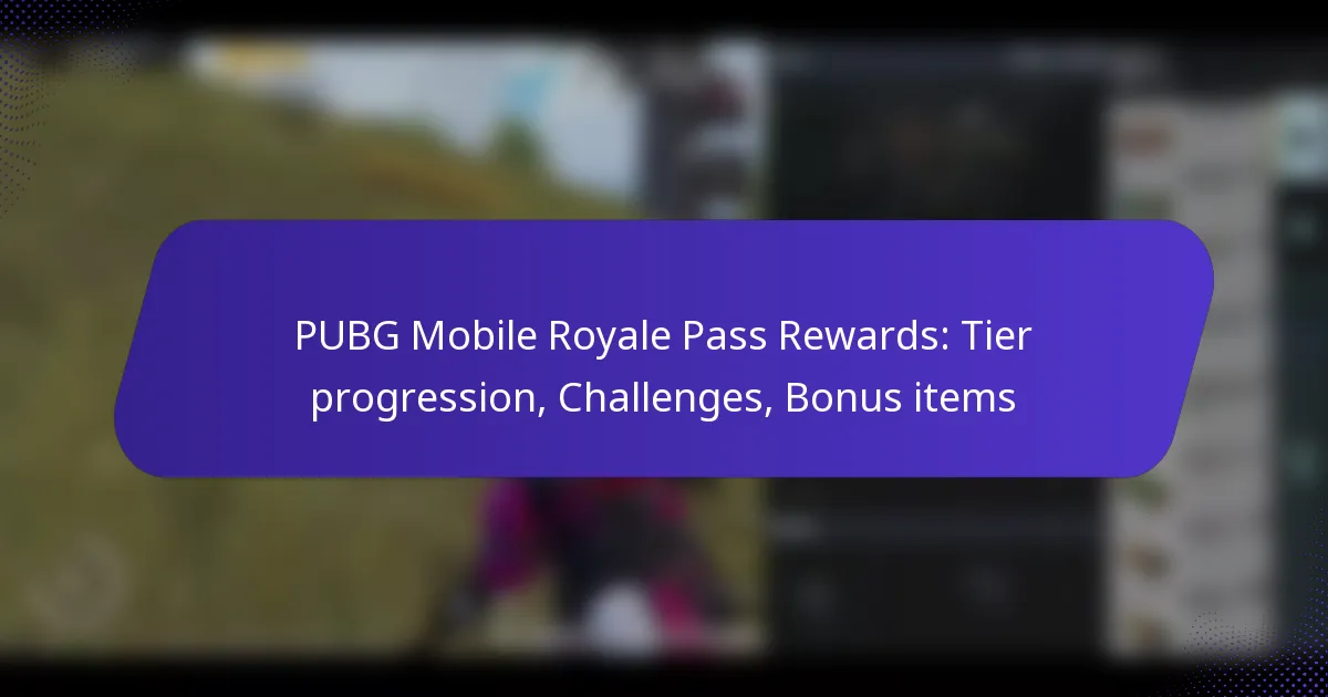 PUBG Mobile Royale Pass Rewards: Tier progression, Challenges, Bonus items